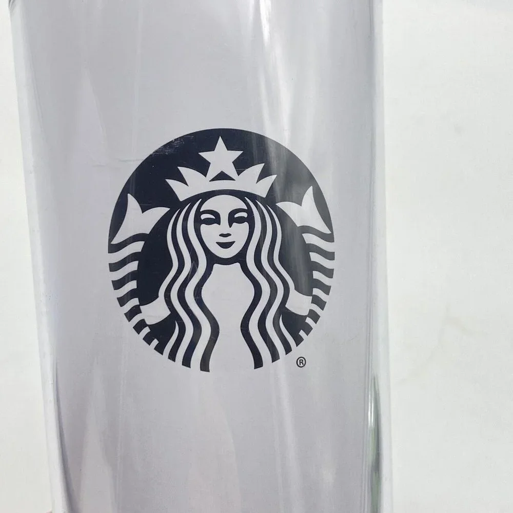 Starbucks‎ Coffee Travel Tumbler Mug 16oz Flip Top Lot of 2 Mermaid Spellout